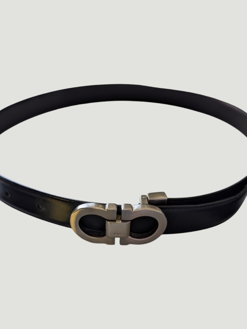 Classic Black Leather Belt - Picture 7 of 10